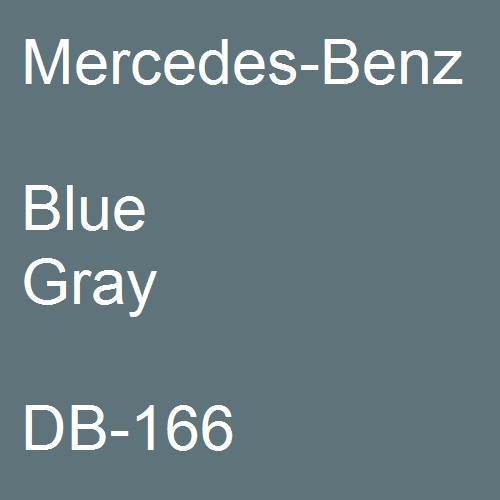 Mercedes-Benz, Blue Gray, DB-166.